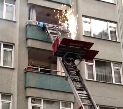 Rize'de sıra dışı doğum günü sürprizi