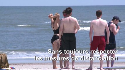Coronavirus: en Géorgie, au nord de la Floride, les Américains de retour à la plage