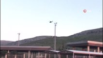 Sınırda helikopter hareketliliği