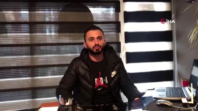 Rize'de sıra dışı doğum günü sürprizi...Yük asansörüyle evin balkonuna doğum günü pastası gönderiler