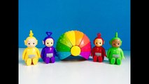 RAINBOW BALL Surprise Opening and LEARNING with TELETUBBIES Toys-