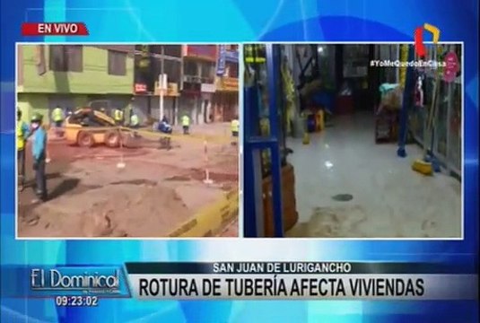 SJL: alcalde anuncia sanciones a Sedapal tras aniego de agua residuales