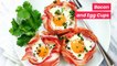 low carb keto breakfast recipe bacon and egg cups - keto friendly breakfast egg cups