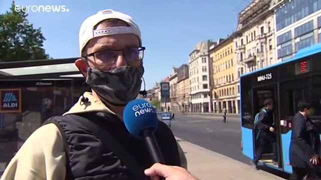 Uso obligatorio de mascarillas en Budapest