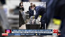NASA creates new ventilator to fight COVID-19