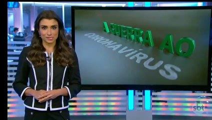 Trecho - Boletim A Guerra ao Coronavírus com Carolina Aguaidas (10/04/2020) (18h19) | SBT 2020