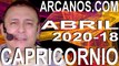 CAPRICORNIO ABRIL 2020 ARCANOS.COM - Horóscopo 26 de abril al 2 de mayo de 2020 - Semana 18