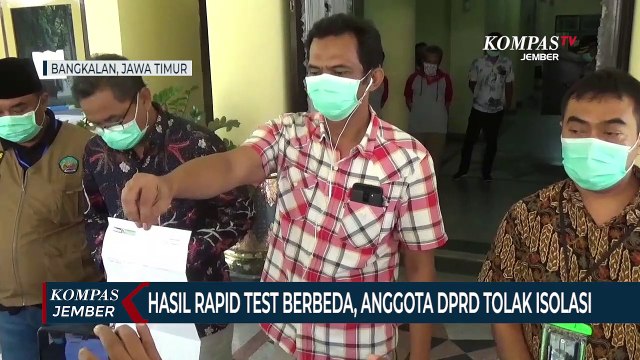 Hasil Rapid Test Berbeda, Anggota DPRD Bangkalan Tolak Isolasi