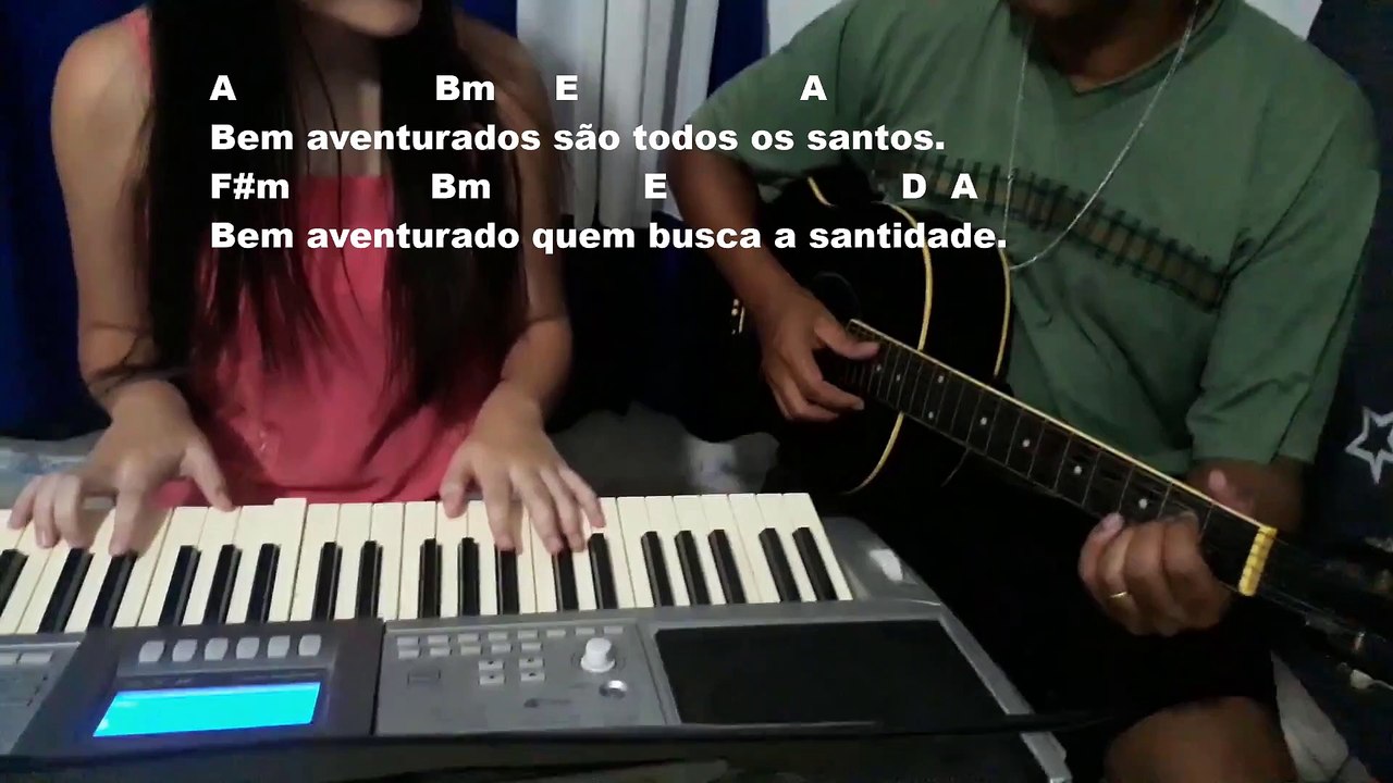BEM AVENTURADOS! - cover canto de comunhão com cifra - CANTANDO EM FAMÍLIA