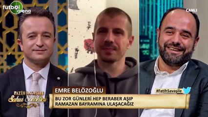 Emre Belözoğlu, FOX TV Sahur Sohbetleri programına katıldı