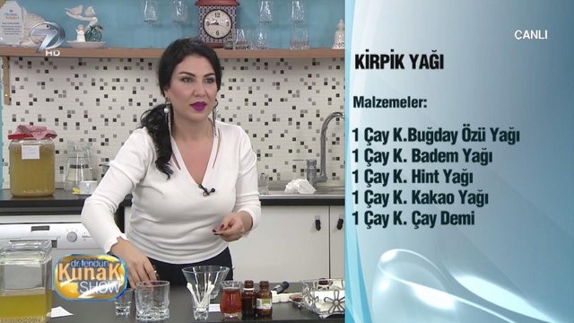 Kaş ve Kirpik Gürleştiren Yağ