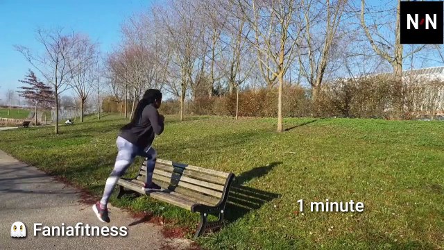 Nouvelle vidéo en compagnie de FANIA FitnessPetit training à l extérieur pour se réchauffer du froid et brûler rapidement du gras ! Effectue la totalité des enchaînements sans pauses et à la fin du circuit training fais une pause de 1'30 min puis