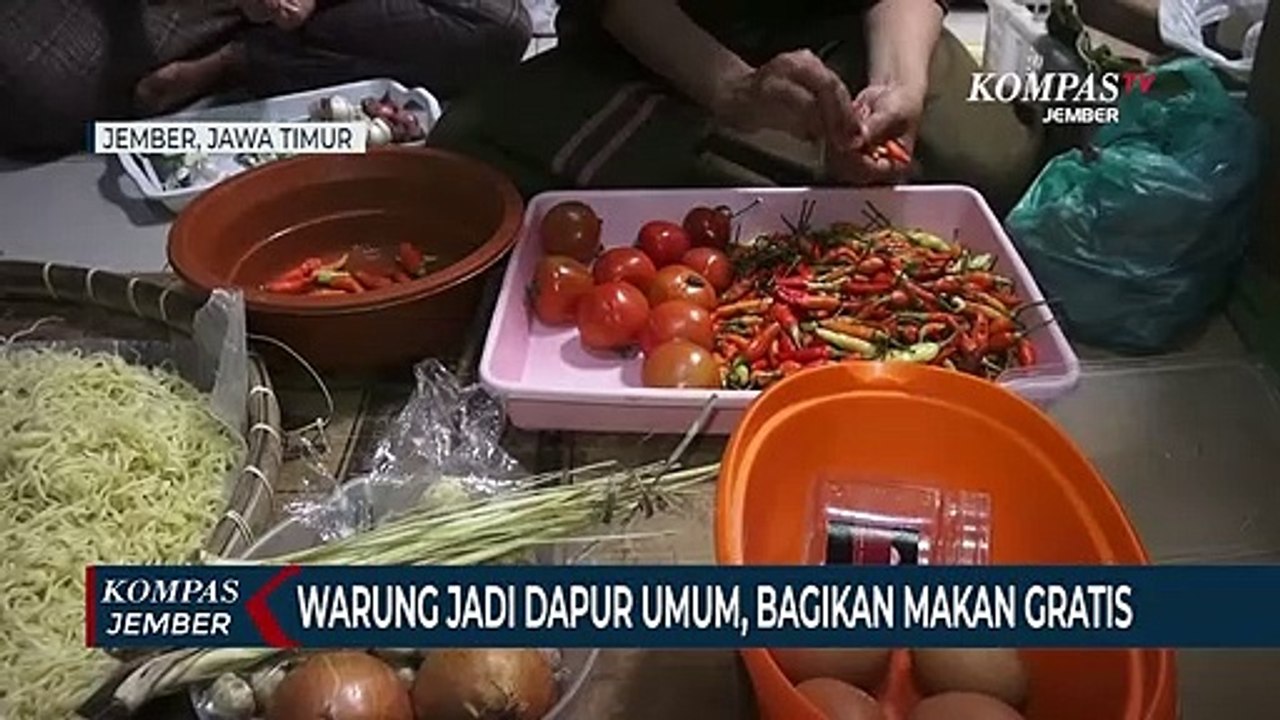 Warung Jadi Dapur Umum Covid-19, Bagikan Makan Gratis ke Warga Terdampak