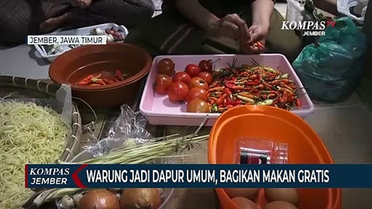 Warung Jadi Dapur Umum Covid-19, Bagikan Makan Gratis ke Warga Terdampak