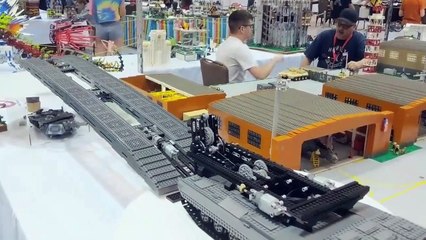 Incrível!!! Blindado Lançador de Ponte feito de LEGO