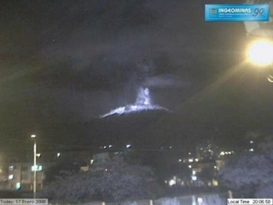 Divers - Eruption volcanique en Colombie