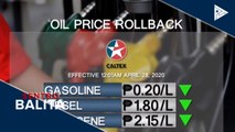 Mga kumpanya ng langis, magpapatupad muli ng oil price rollback ngayong linggo