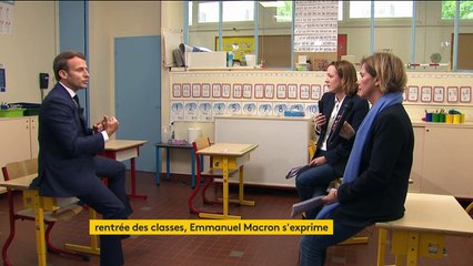 Déconfinement : Emmanuel Macron évoque "une autre organisation" de l'école, "autour de quatre temps de la vie" des élèves