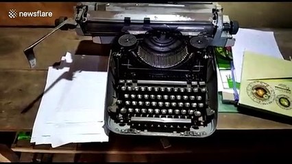Animal rescuer in India extracts cobra from typewriter in intricate operation
