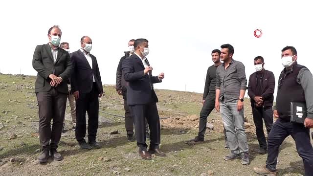 Erciş Belediyesinden meyve bahçesi