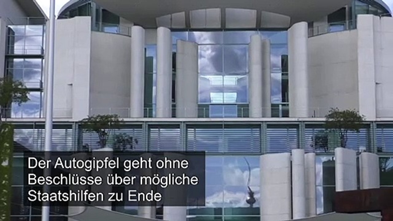 Autogipfel: Vorerst keine Beschlüsse über mögliche Staatshilfen