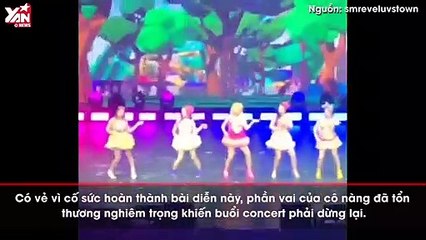 Ngay giữa concert tại Singapore, Joy phải nhập viện vì chấn thương