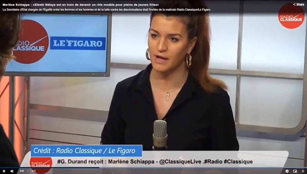 Marlène Schiappa: "Sibeth Ndiaye est en train de devenir un model pour beaucoup de jeunes filles"