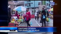 Cantones optaron por semáforo en rojo