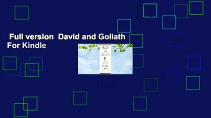 Full version  David and Goliath  For Kindle