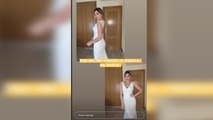 Irene Rosales luce su traje de novia cuatro años después