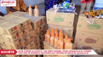 Lutte contre le covid-19 : Les ONGs Yelenba, J’aime Jacqueville et Yvidero font don de matériels sanitaires aux centres de Santé de Jacqueville
