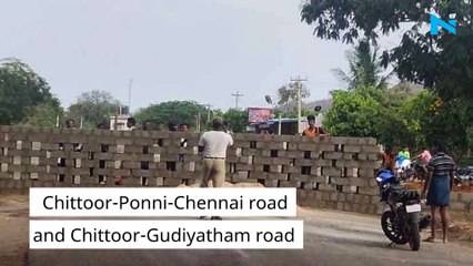Watch: Seven feet high wall built at Tamil Nadu-Andhra Pradesh border
