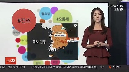 [날씨트리] 건조한 날씨 속, 영동 강풍…기온 나날이 올라