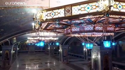 شاهد: روسيا تشيد كنيسة كبيرة مزدانة بلوحات فسيفسائية لبوتين وستالين