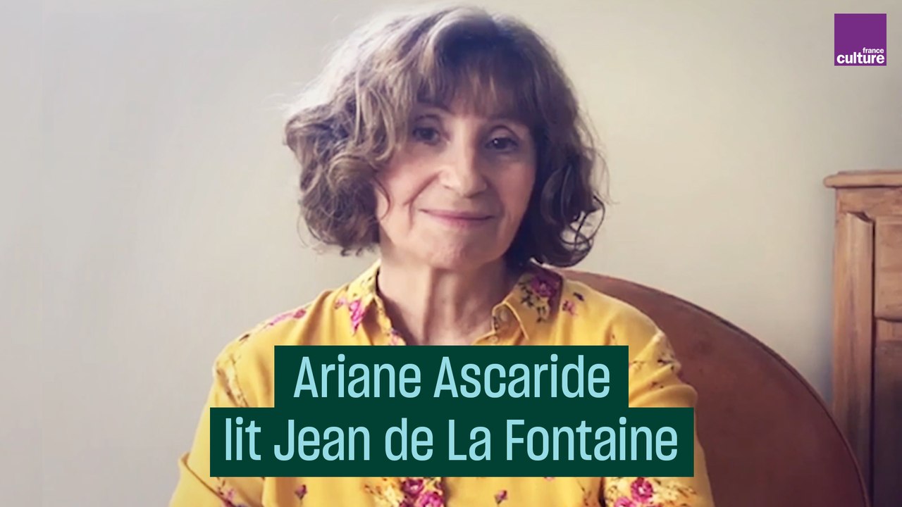 Ariane Ascaride lit Jean de La Fontaine - #CulturePrime