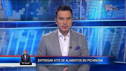 Brigadas del Ministerio de Inclusión Económica y Social entregó kits de alimentos en Pichincha