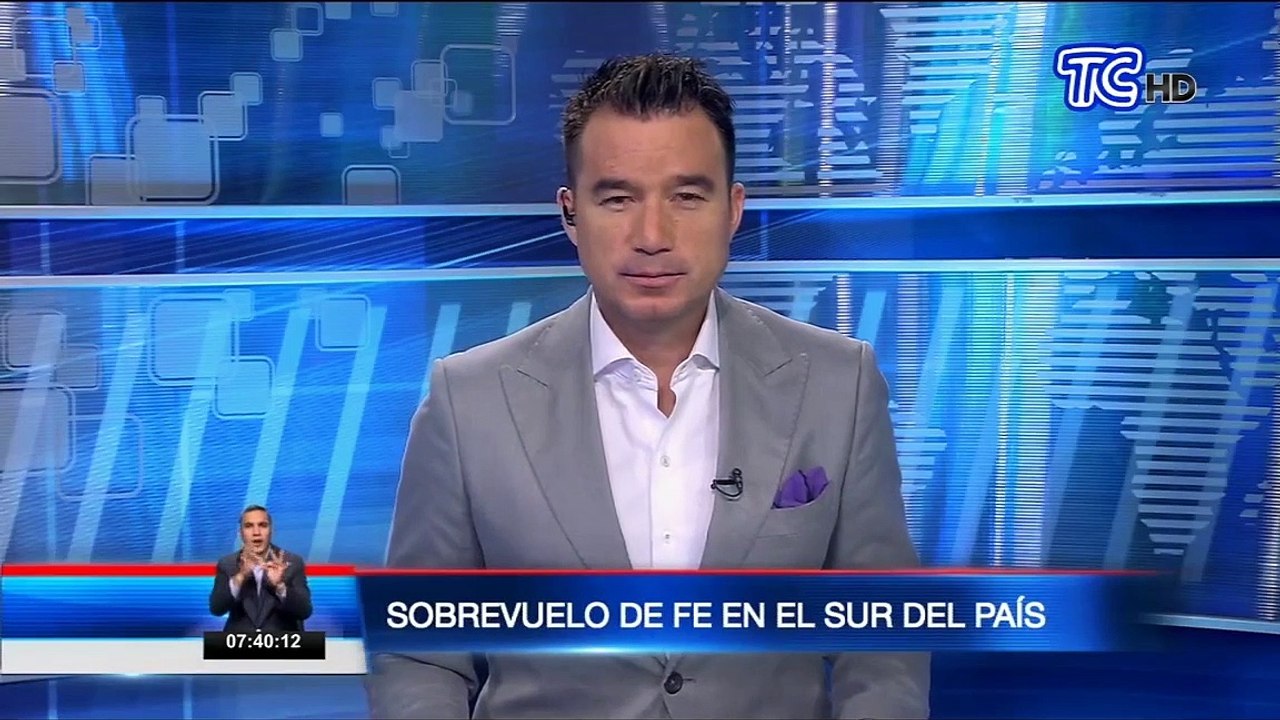 Imagen de la Virgen del Cisne sobrevoló la prov...