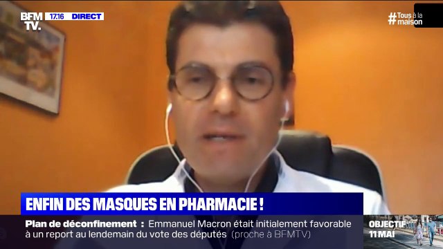 Bruno Maleine (Ordre des pharmaciens) sur les masques: Nous n'avons pas encore suffisamment de stocks