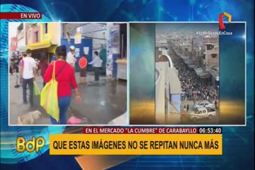 Municipalidad de Carabayllo instaló cámara desinfectante en mercado La Cumbre