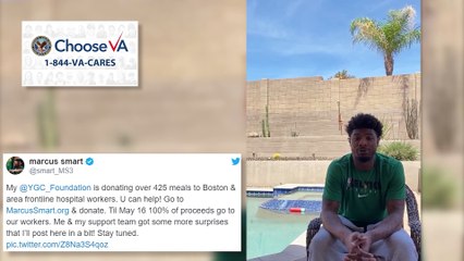 VA Hero Of The Week: Marcus Smart's YounGameChanger Foundation Donates To Healthcare Workers