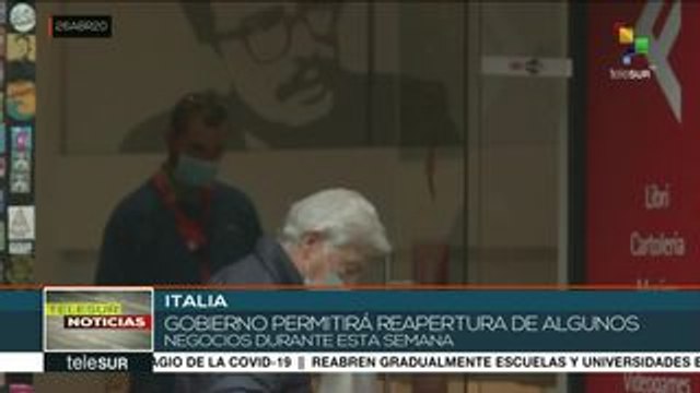 Covid-19: Italia permitirá la reapertura de negocios esenciales