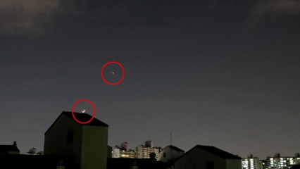 밤하늘 가장 밝은 금성과 초승달 이중주 / YTN