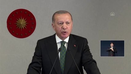 Cumhurbaşkanı Erdoğan: "Önümüzdeki olumlu tablonun sürmesi halinde ülke genelinde hayatı normale...