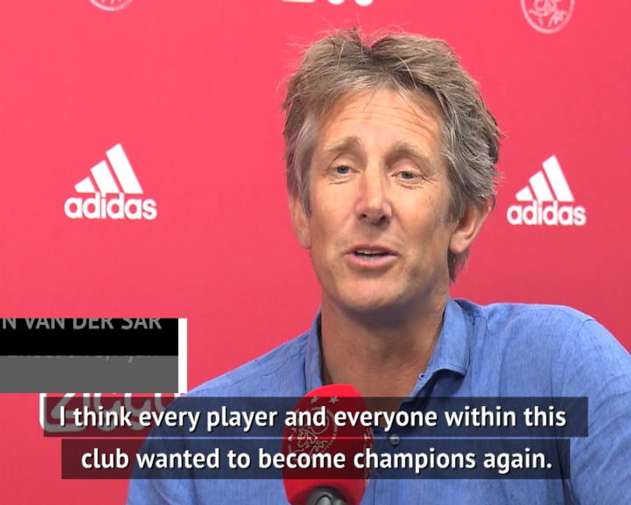 A shame Ajax won't be crowned champions - van der Sar