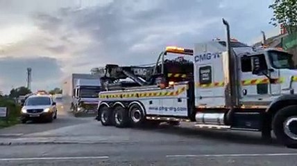 CMG trucks out in force in Milton Keynes showing appreciation for NHS