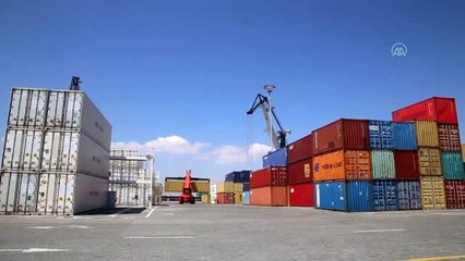 "Dev ihracat treni"nin yükleri Hazar'a açıldı - BAKÜ