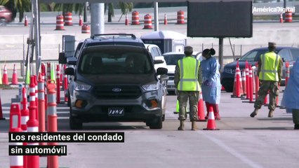 Miami-Dade tiene listo primer punto de pruebas de COVID-19 para personas sin carro
