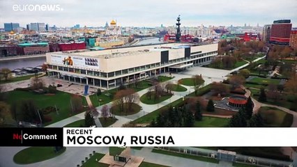 Corona-Auflagen: Moskaus Straßen sind leer