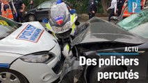 Colombes : un automobiliste fonce sur des policiers, deux blessés