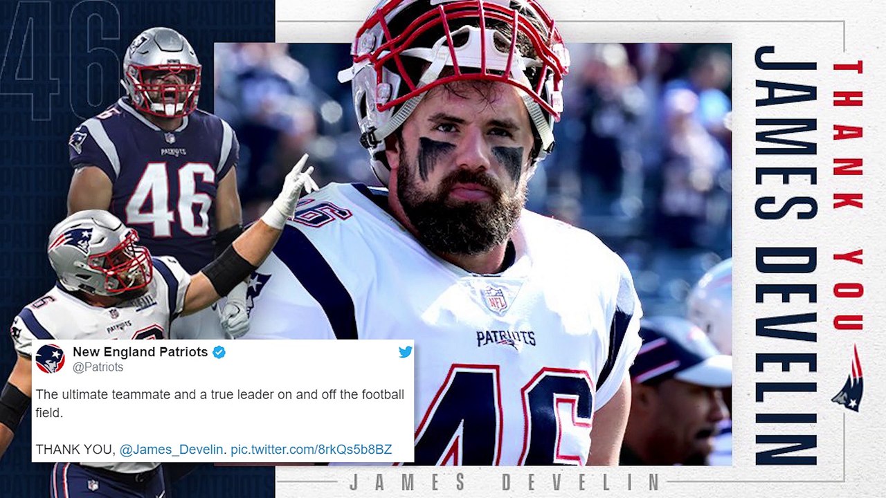 James Develin Retires From Patriots, NFL After Seven Seasons